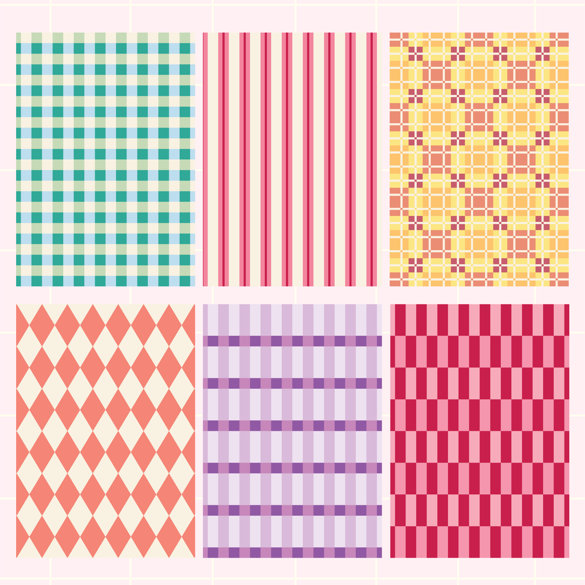 Bright Pattern Scrapbook Paper Pack