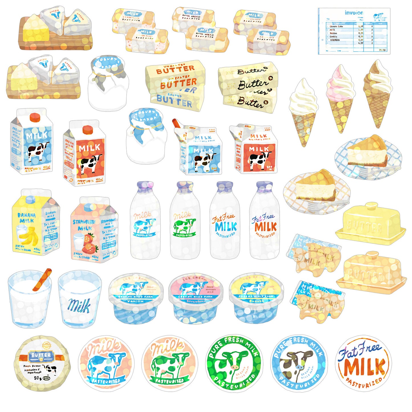 Haco Stickers - Meadow Sticker Box