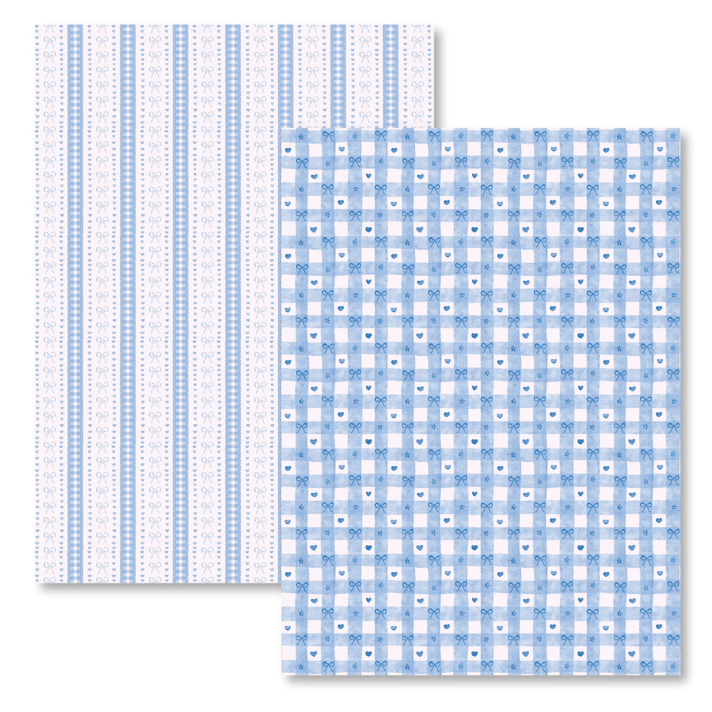 Letters to Apollo - Blue Darling Scrapbook Paper