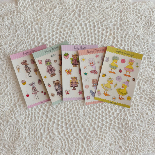 COMING SOON: Loviliy - Bunny Mermaids Sticker Sheets