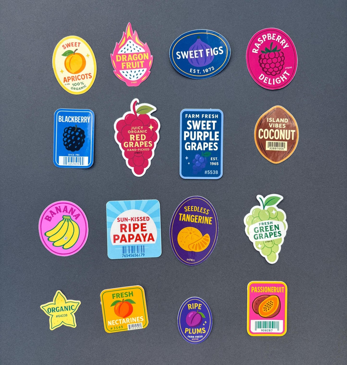 Mini Fruit Sticker Set