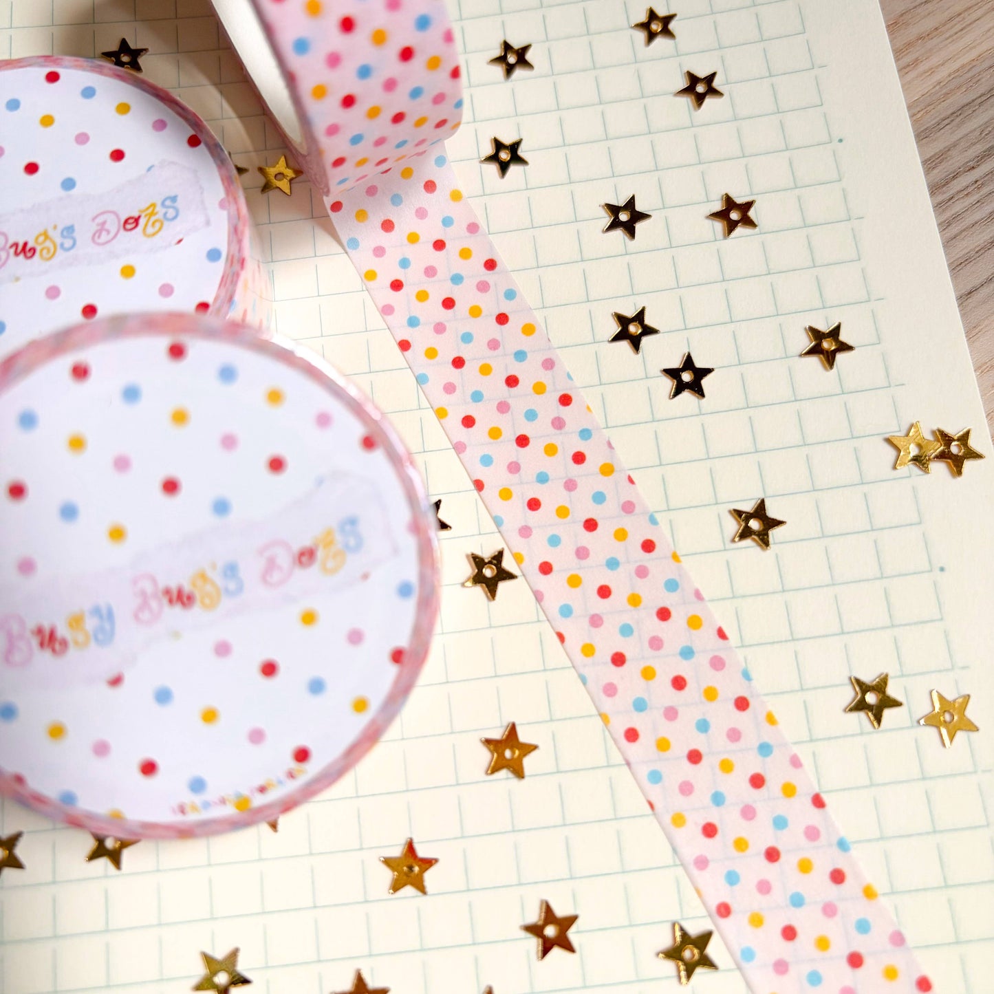 COMING SOON: Veronica Porlier Illustrations - Busy Bug’s Dots Washi Tape