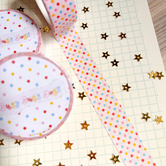 Veronica Porlier Illustrations - Busy Bug’s Dots Washi Tape