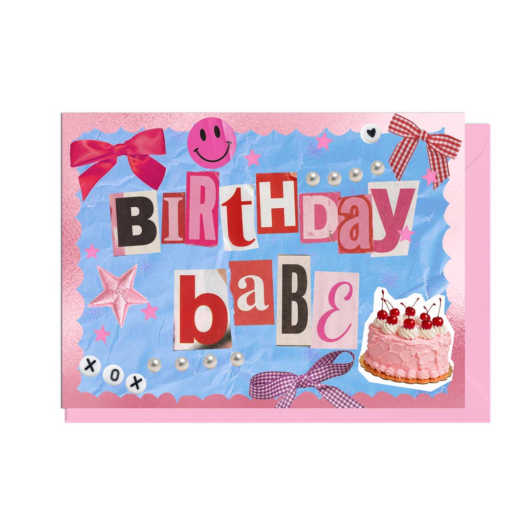 COMING SOON: Jolly Awesome - Birthday Babe Junk Journal Card