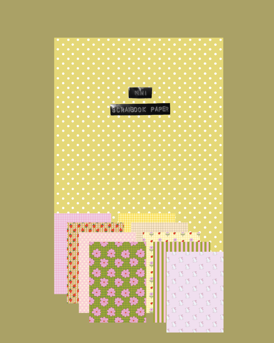 COMING SOON: Nany Craft Shop Scrapbook Paper - April