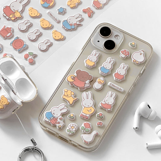 Miffy Puffy Cushion Deco Stickers
