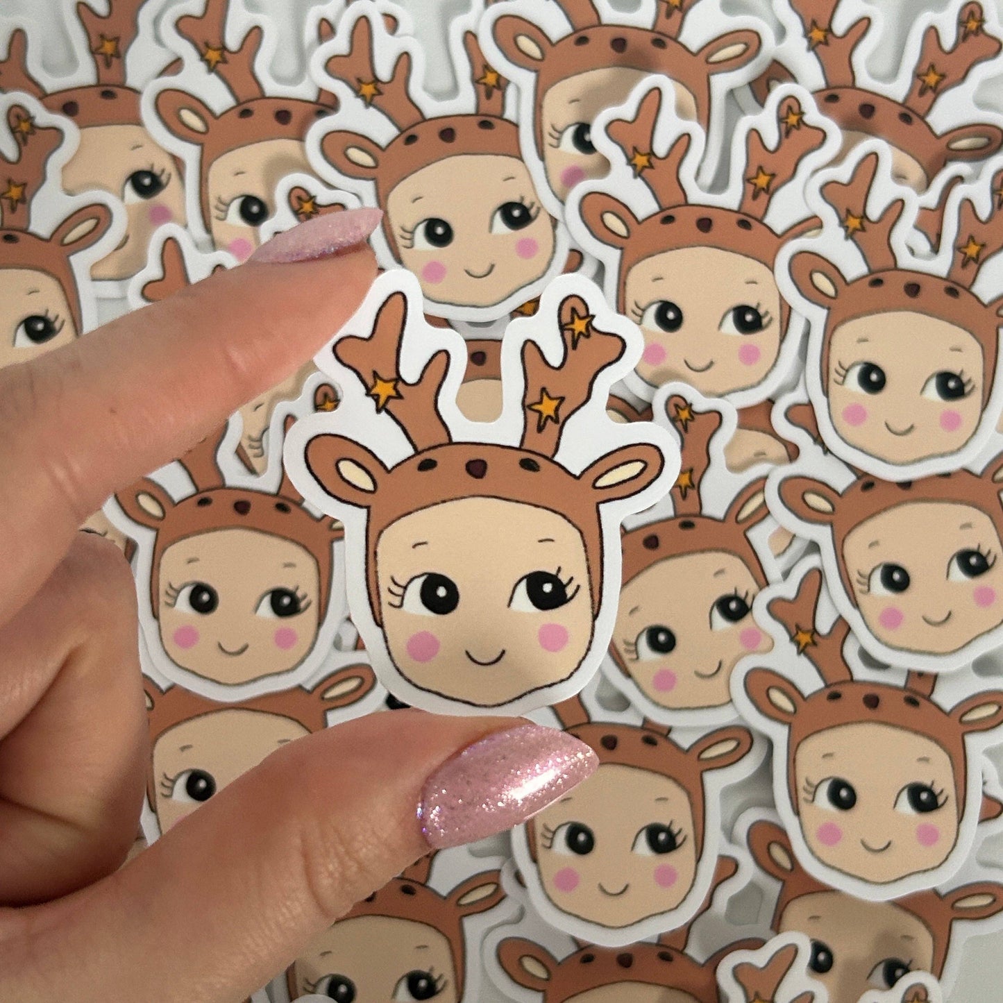 NanyCraftShop Baby Deer Sticker