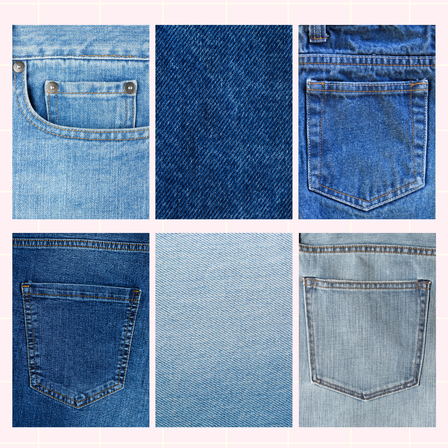 Denim & Pocket Journal Paper Pack