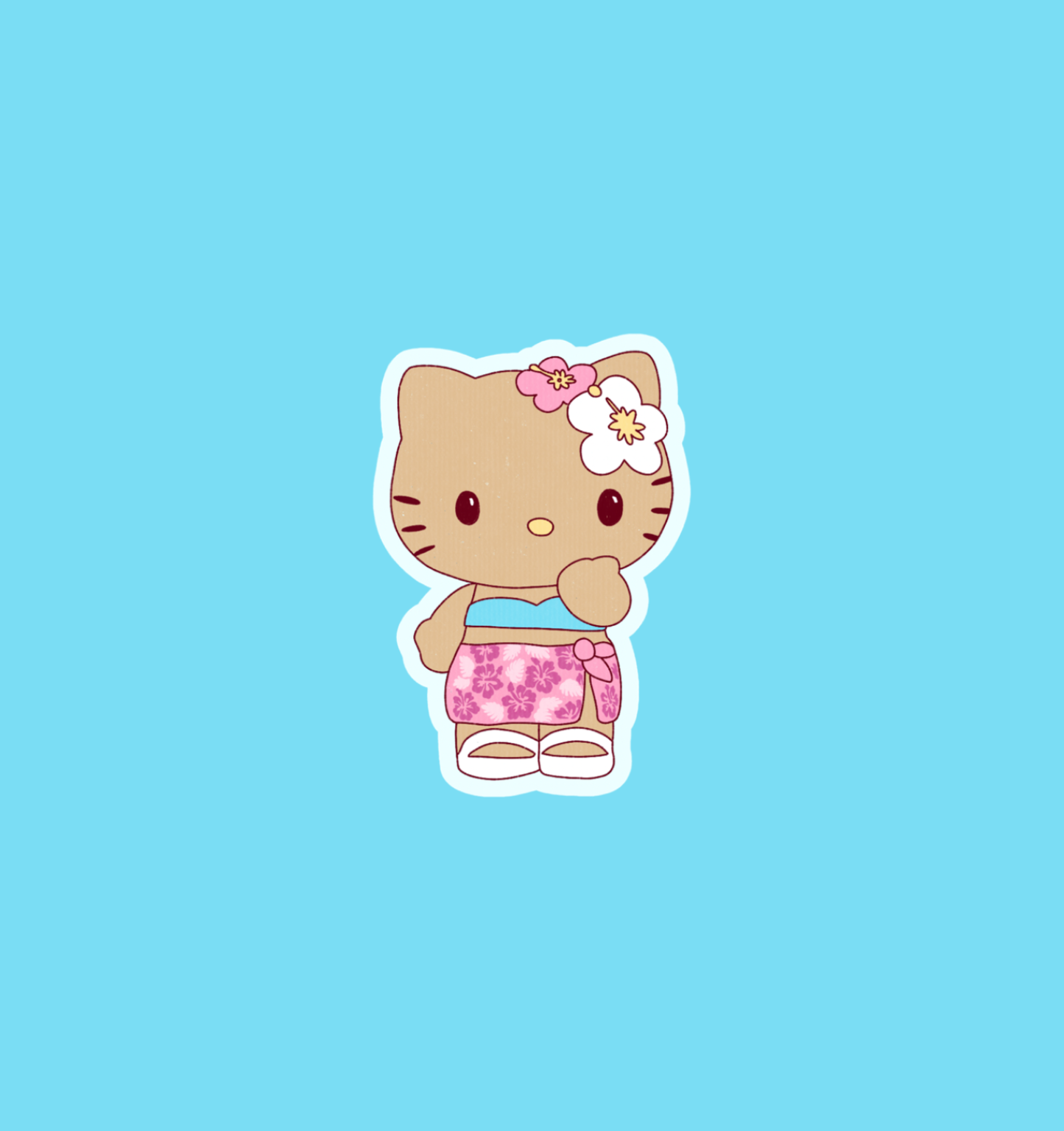 COMING SOON: Studio Magari - Holographic Hawaiian Sticker