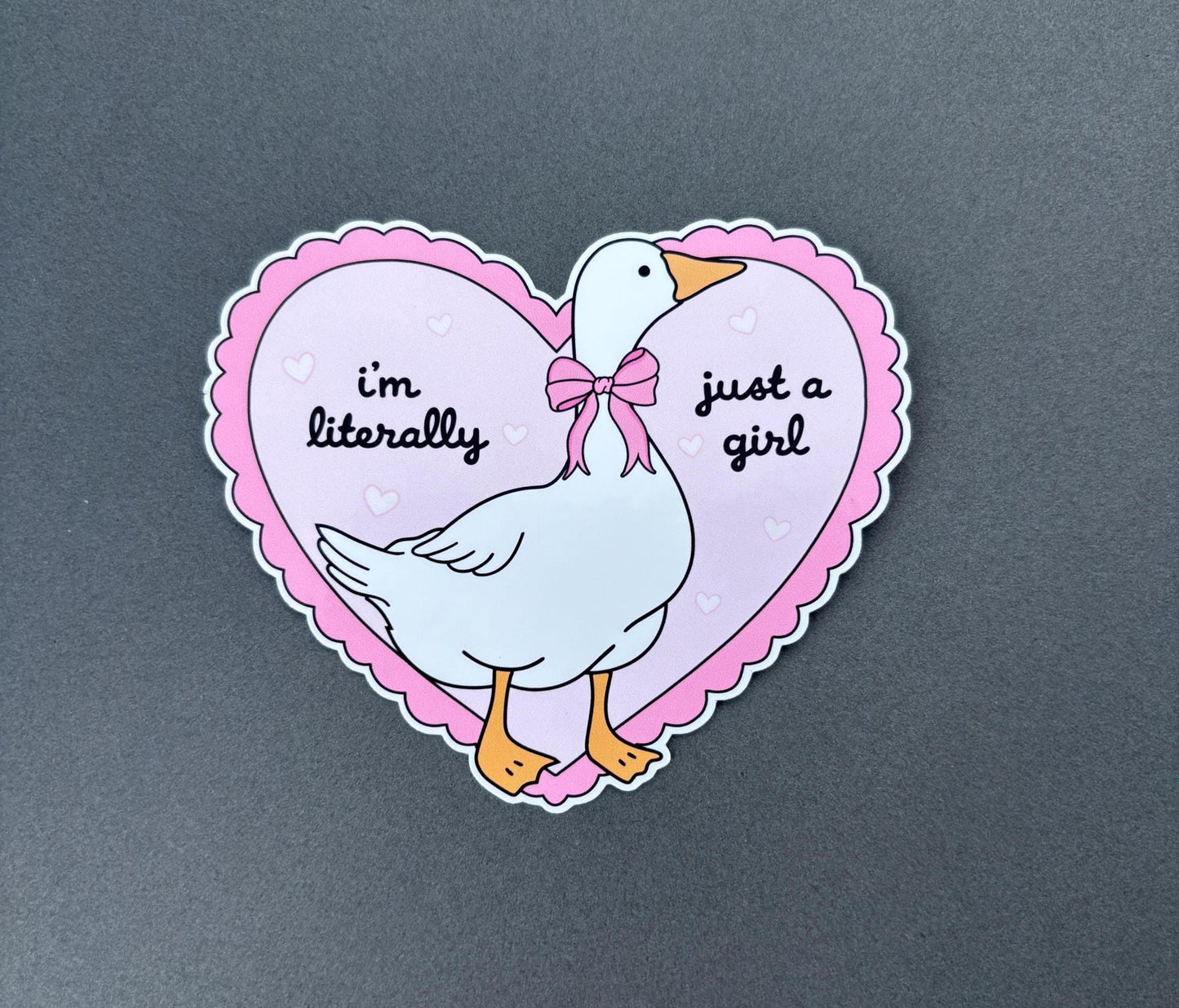 Just a Girl Sticker