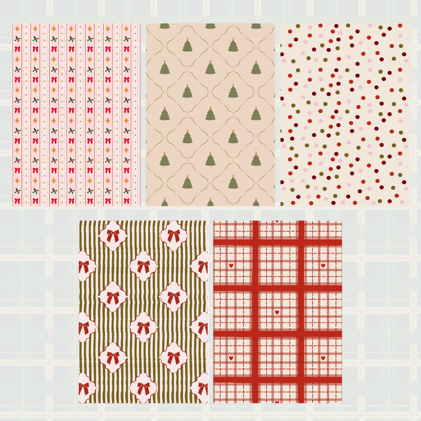 Traditional Christmas Scrapbook Paper Pack