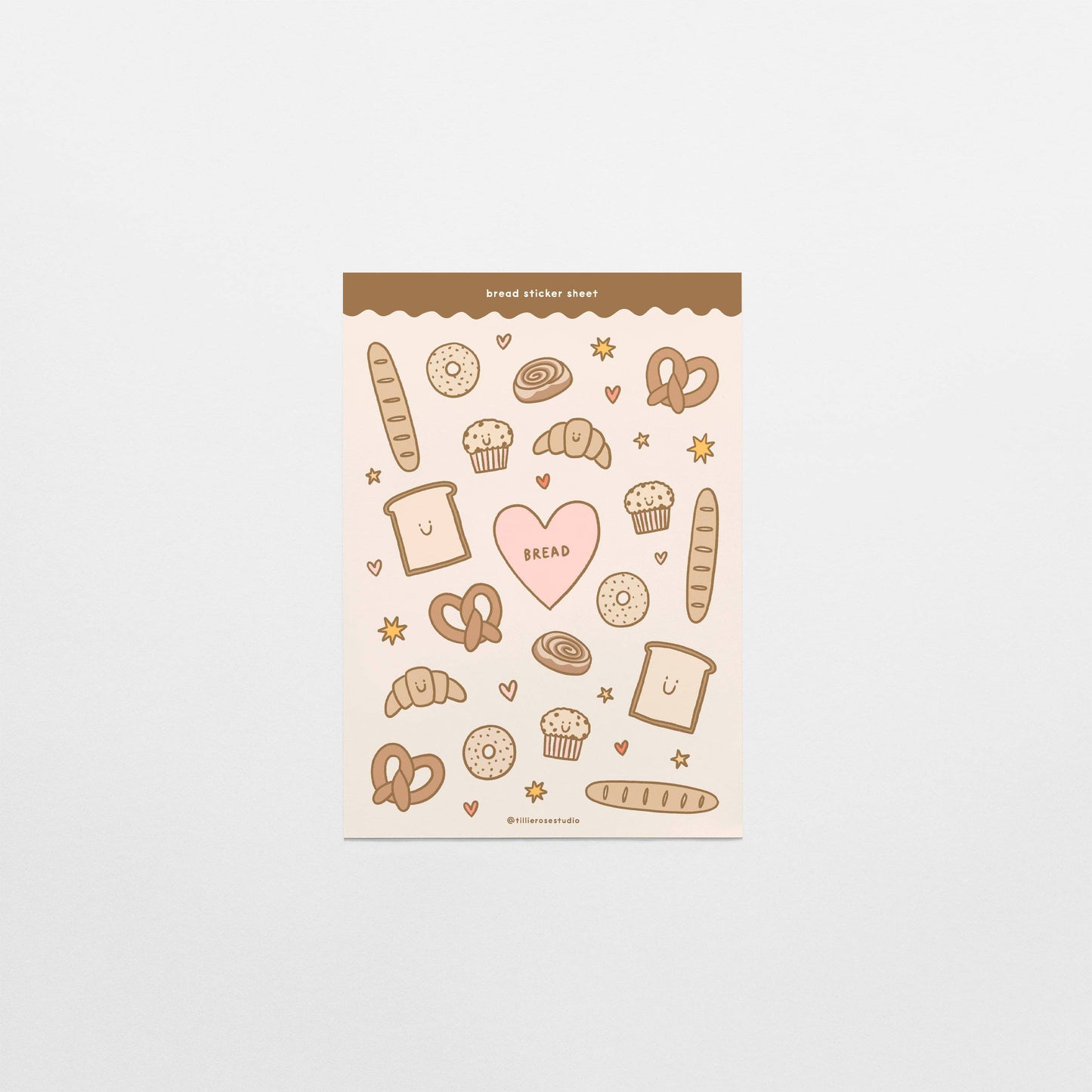 Tillie Rose Studio - Bread Sticker Sheet