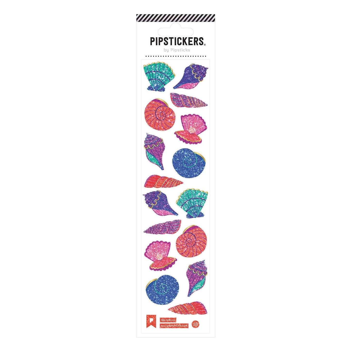 COMING SOON: Pipsticks - Sea Shells Sticker Sheet