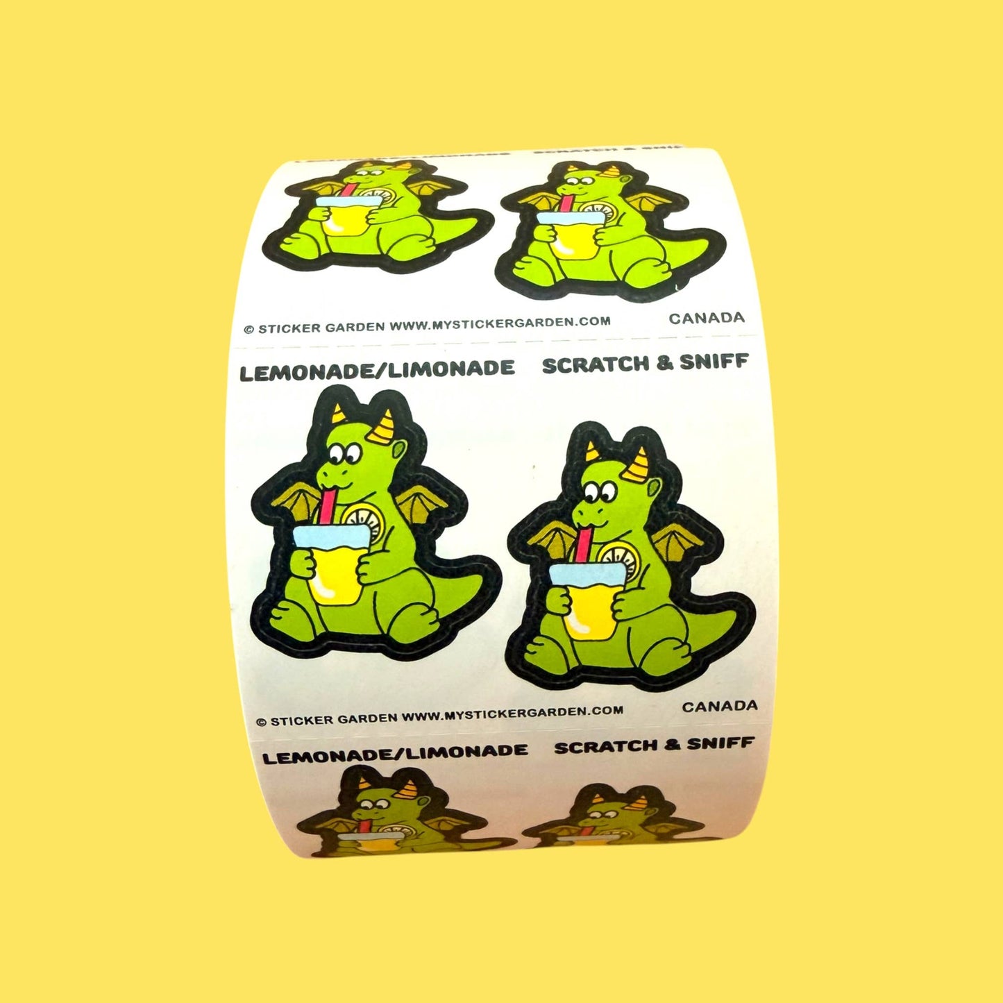 COMING SOON: Sticker Garden - Sticker off the Roll - Dragon Lemonade Scratch and Sniff