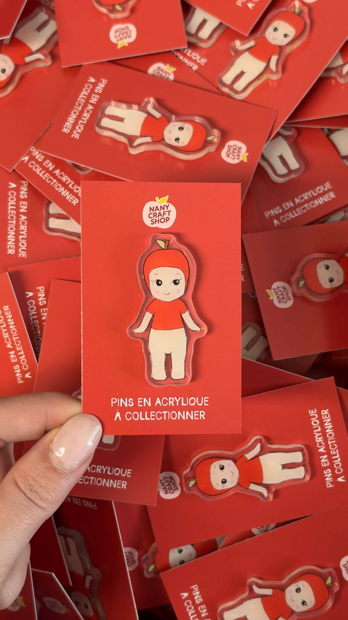 Coming Soon: Nany Craft Shop - Baby Apple Pin