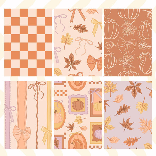 Coquette Autumn Journal Paper Pack