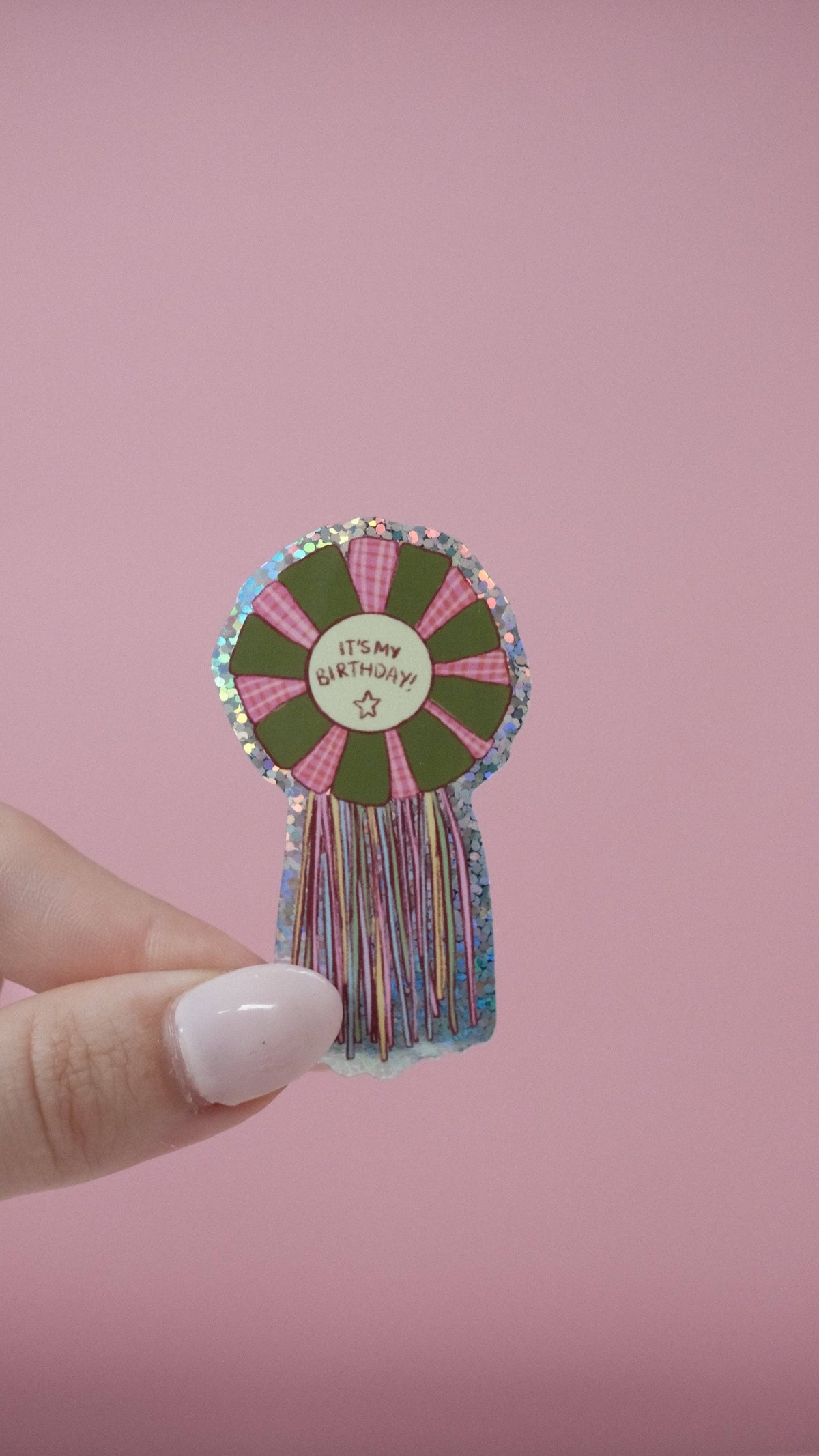 Coming Soon: Nany Craft Shop - Birthday Rosette Sticker