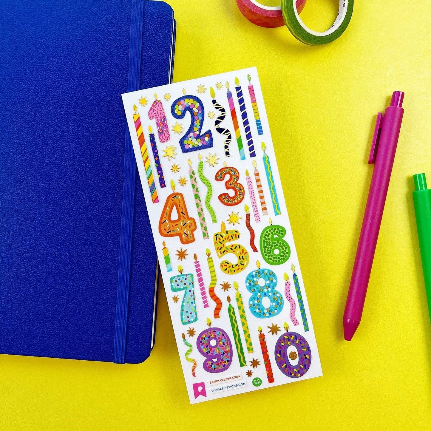 COMING SOON: Pipsticks - Spark Celebration Sticker Sheet
