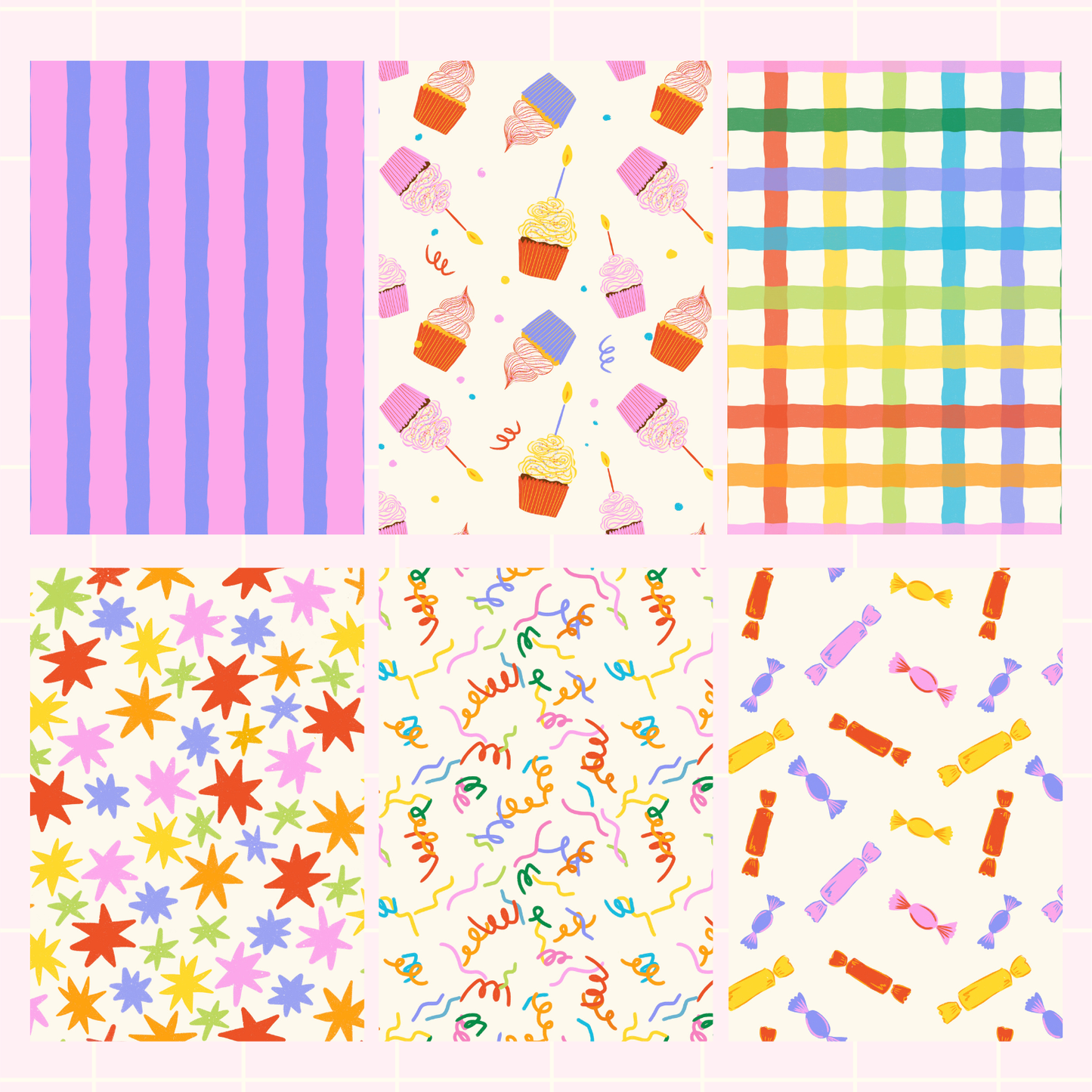Rainbow Birthday Scrapbook Paper Pack
