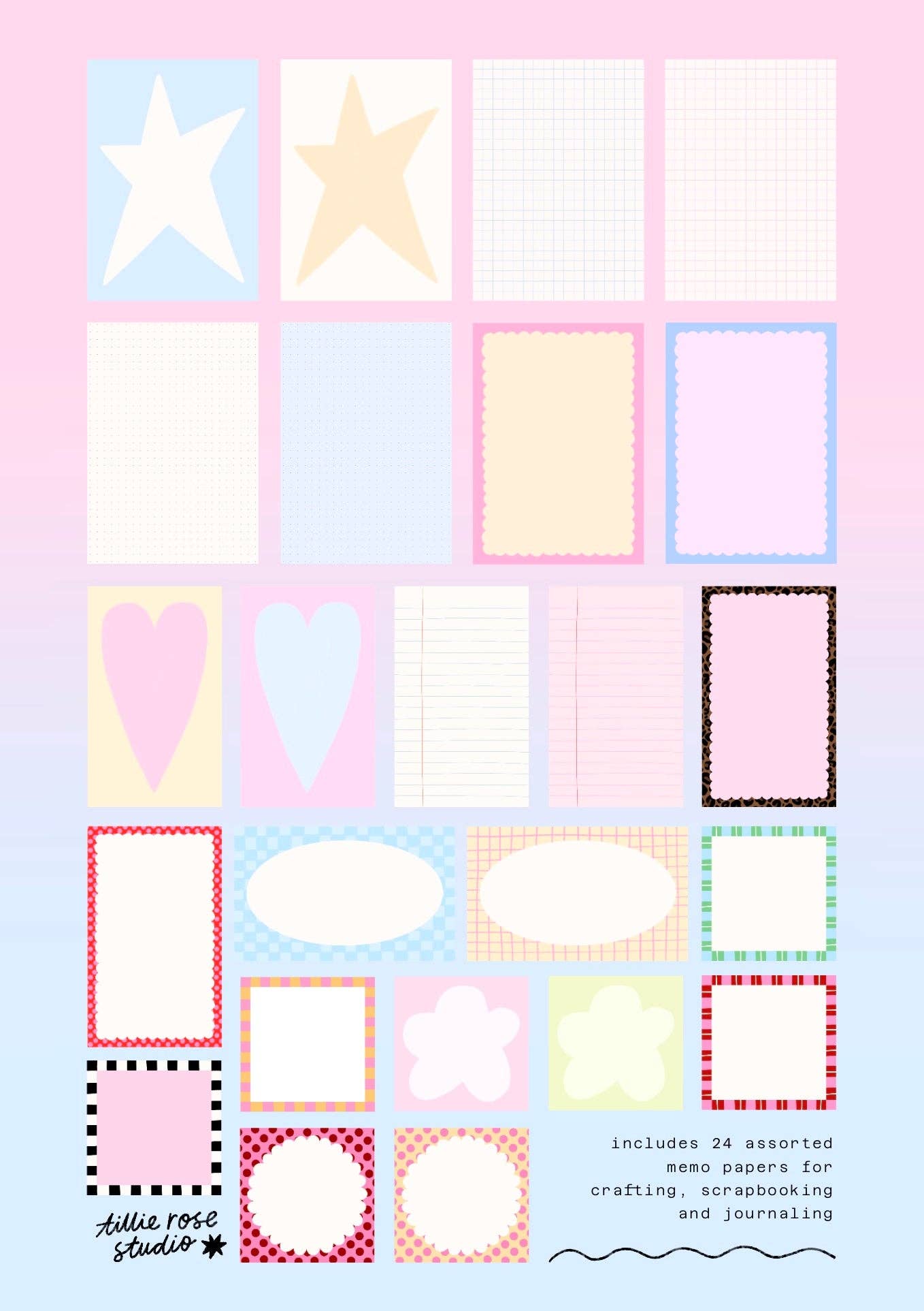 Tillie Rose Studio - Memo Papers Pack