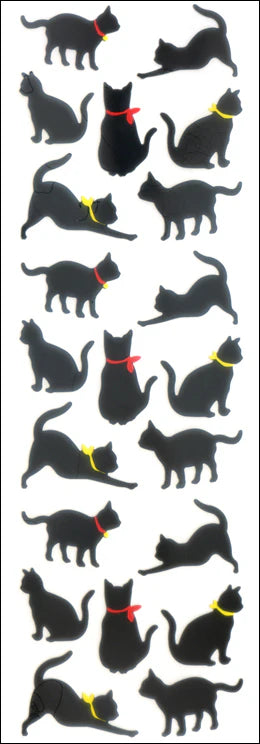 Sticker Fun Paper Black Cat Stickers