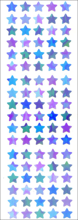 COMING SOON: Sticker Fun Aurora Blue Star Stickers