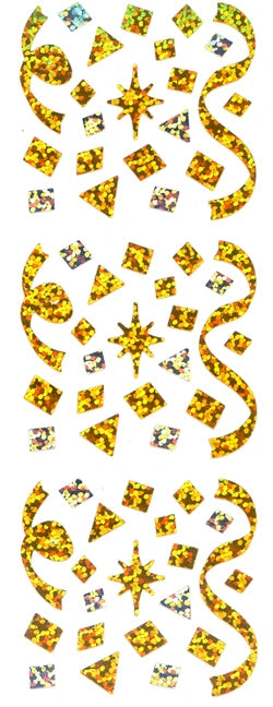Sticker Fun Prism Confetti & Swirls Stickers