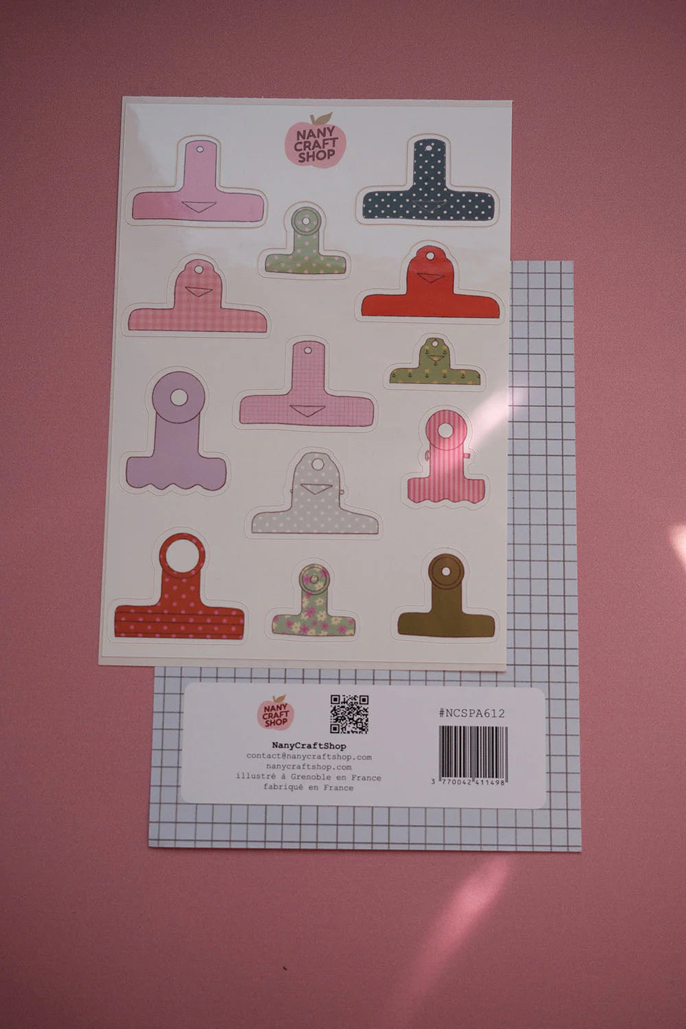 COMING SOON: Nany Craft Shop - Clip A6 Sticker Sheet