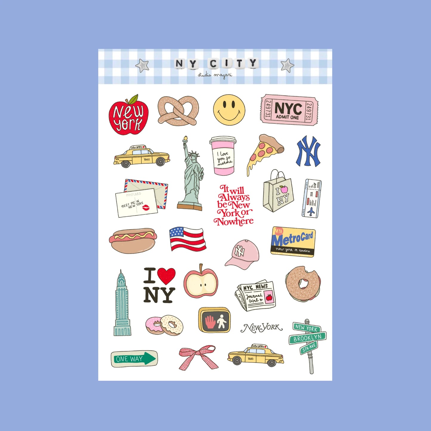Studio Magari - New York Sticker Sheet