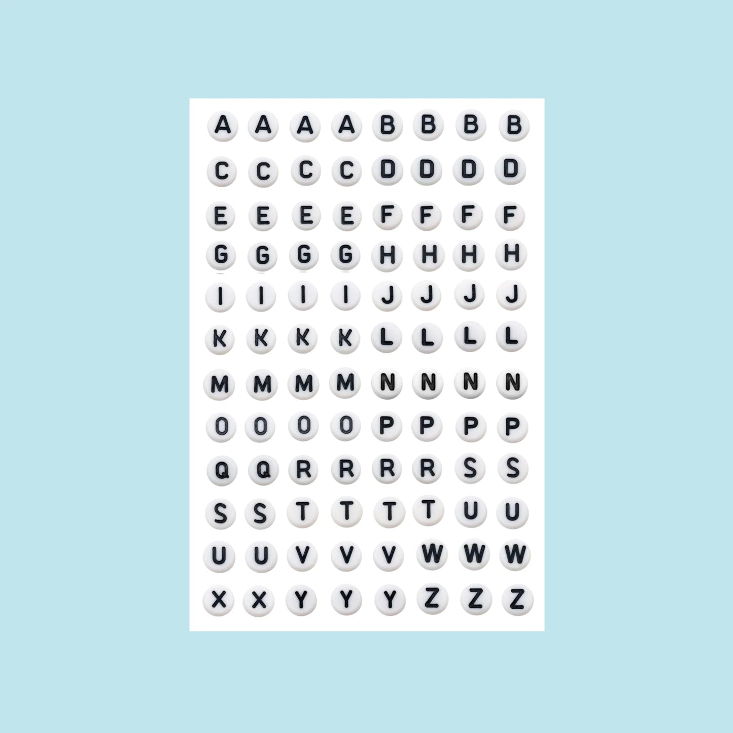 Studio Magari - Bead Letters Sticker Sheet