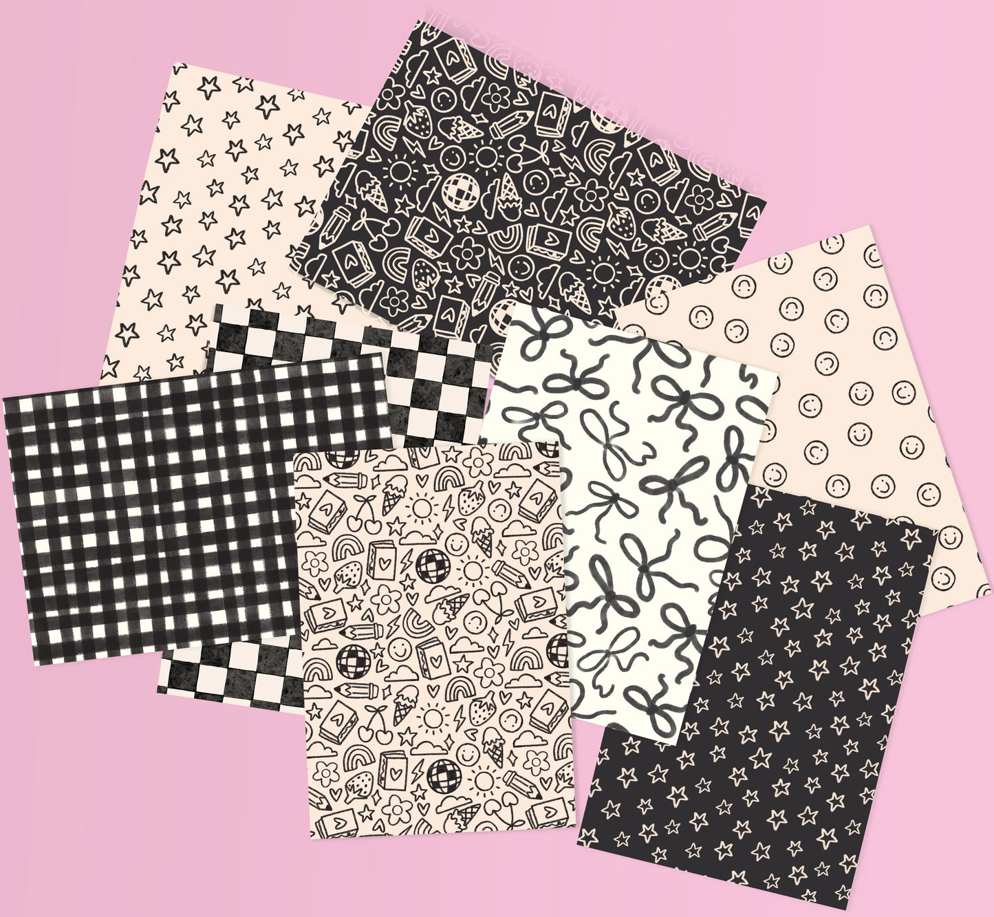 Lydia Southgate - Black and White Deco Crafting Papers