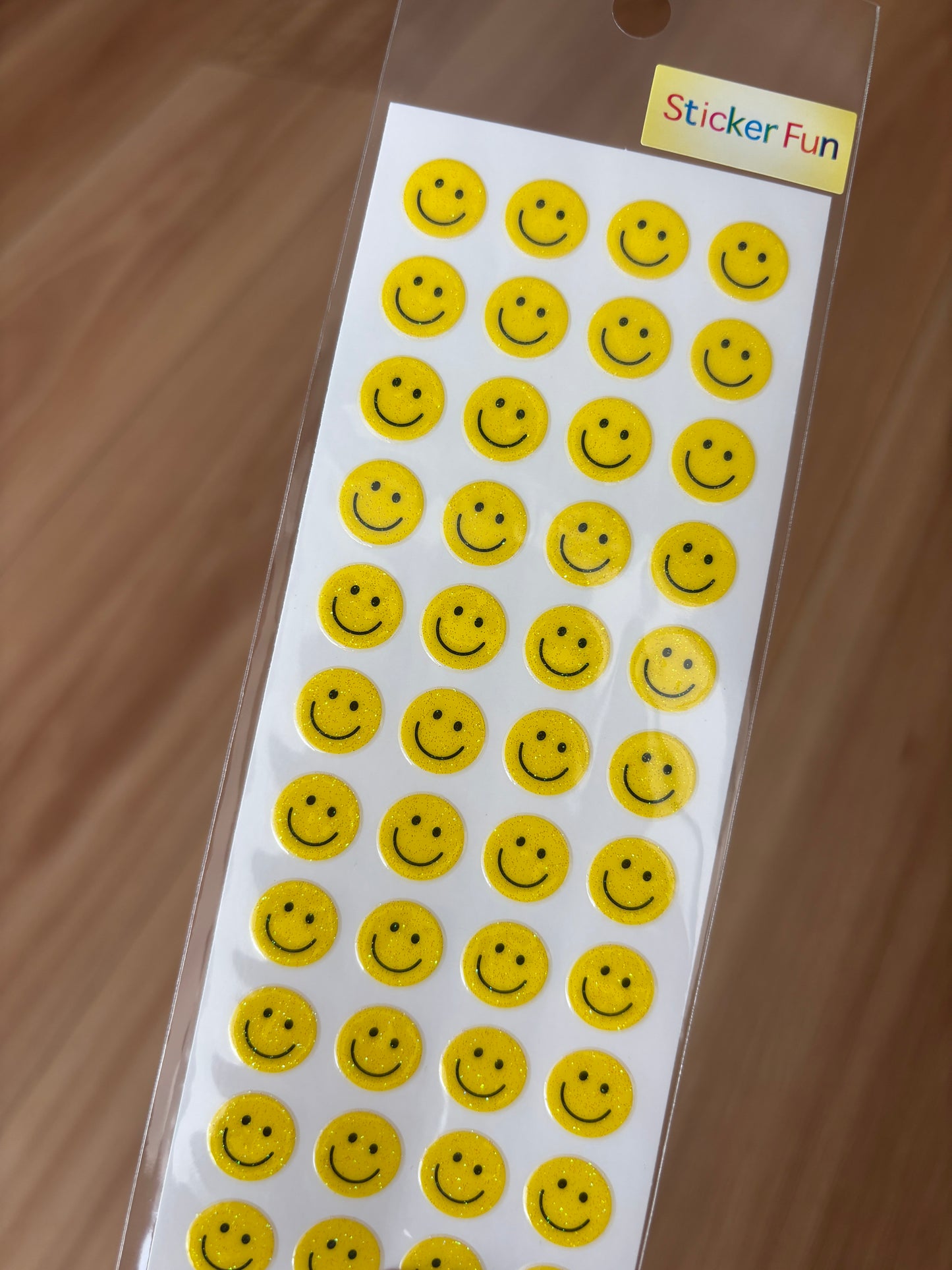 Sticker Fun Sparklies Smile Stickers