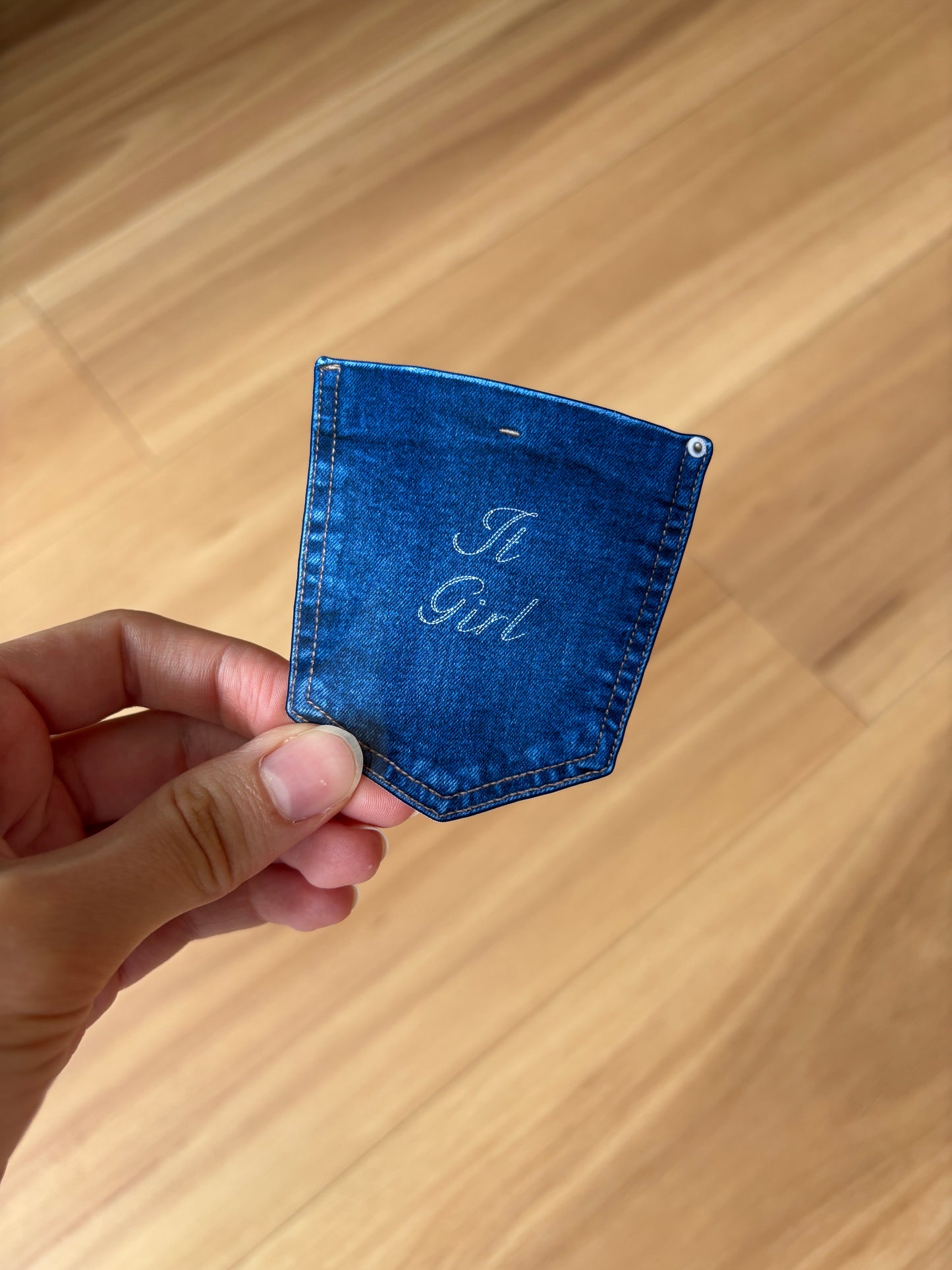 It Girl Denim Style Sticker