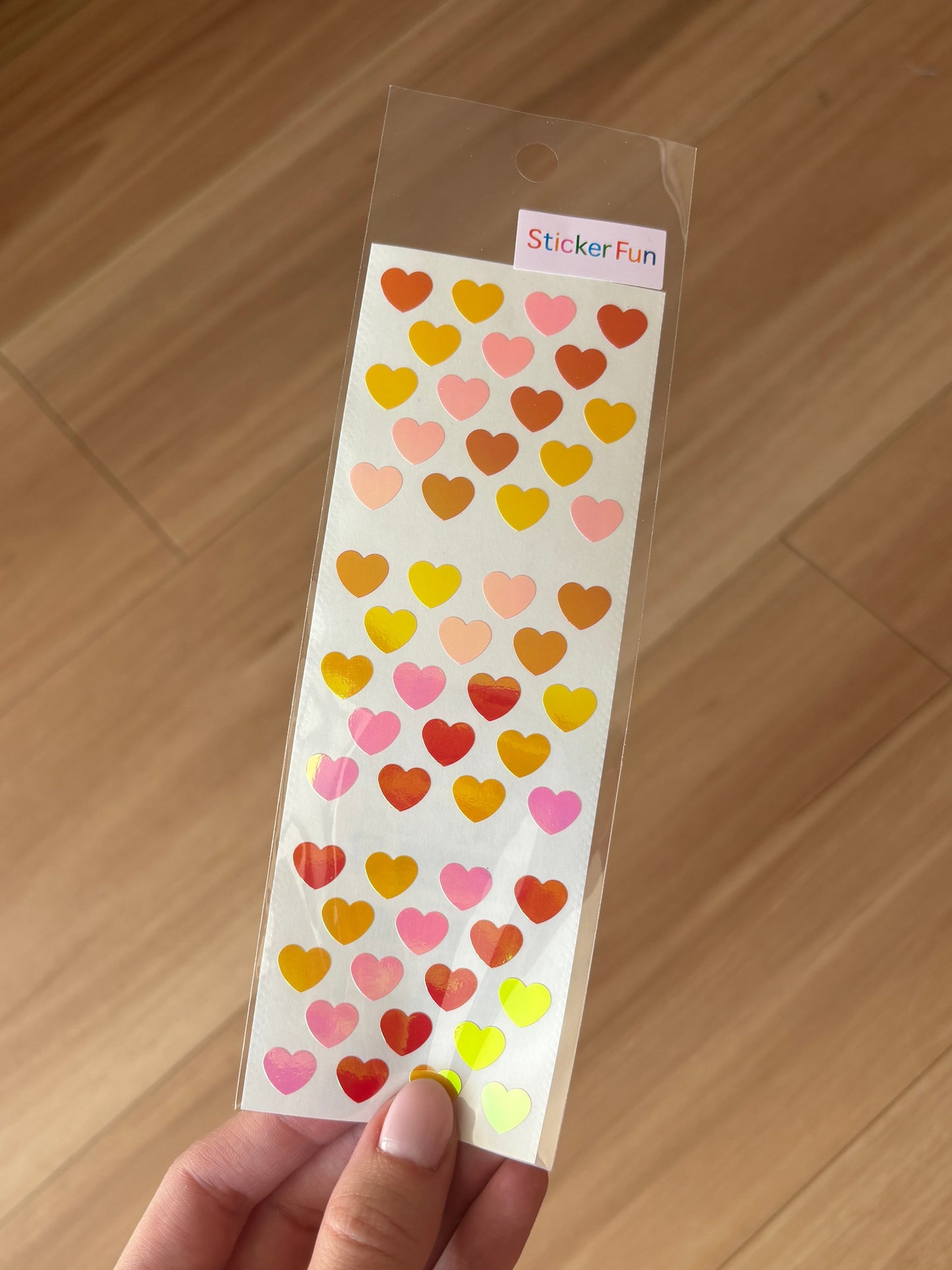 Sticker Fun Aurora Hearts