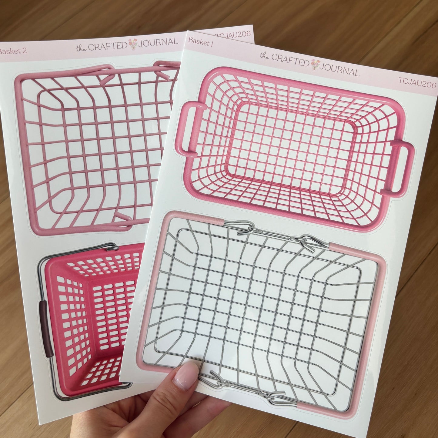 Basket Sticker Sheet Set