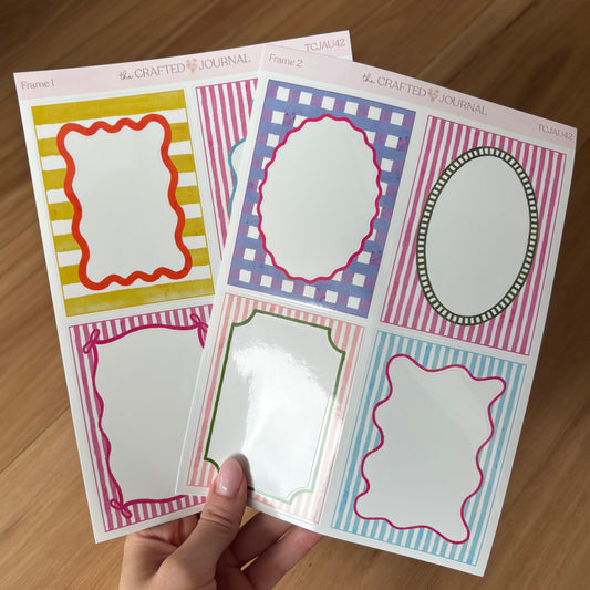 Frame Sticker Sheet Set