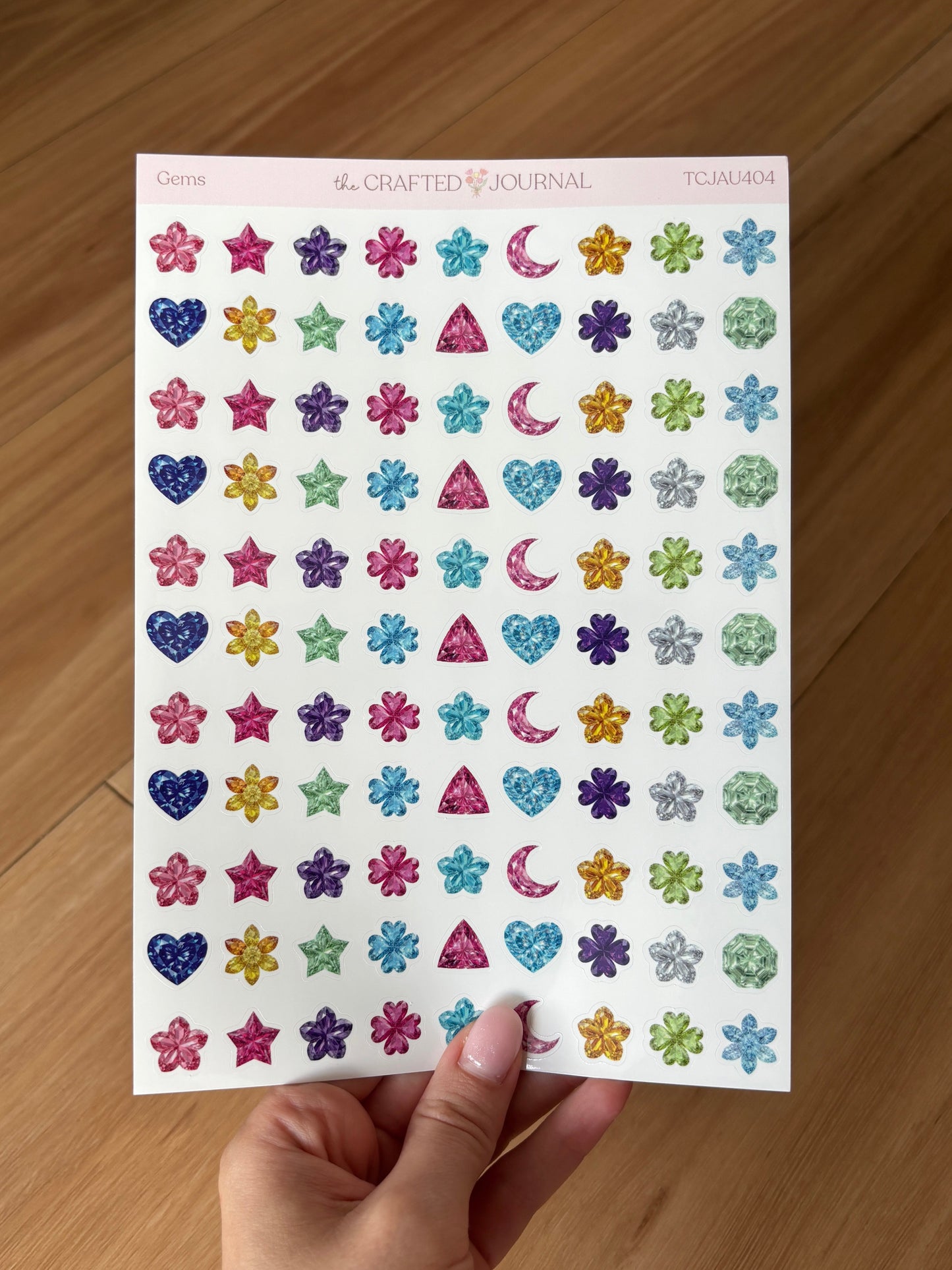 Gems Sticker Sheet
