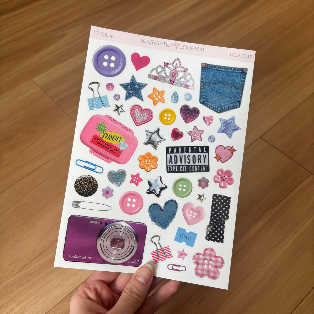 Y2K Junk Sticker Sheet