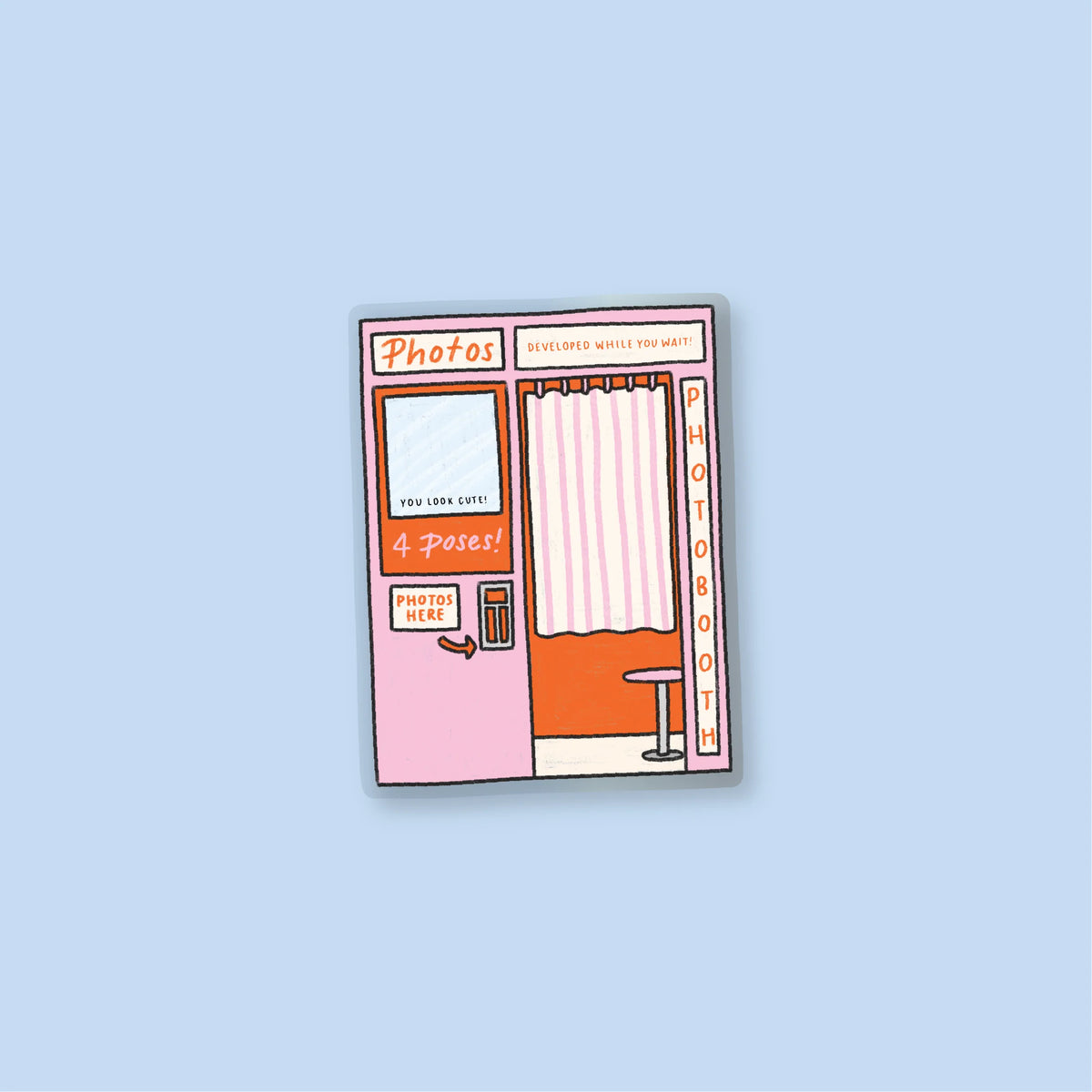 Coming Soon: Lydia Southgate - Pink Photobooth Vinyl Sticker