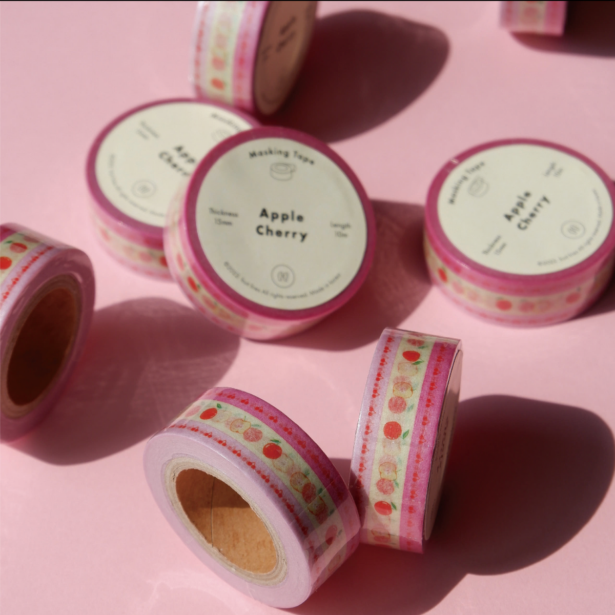 Fruit Fries Lab - Apple Cherry Washi Tape