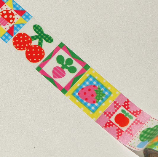 Fruit Fries Lab - Fresh Patchwork Washi Tape