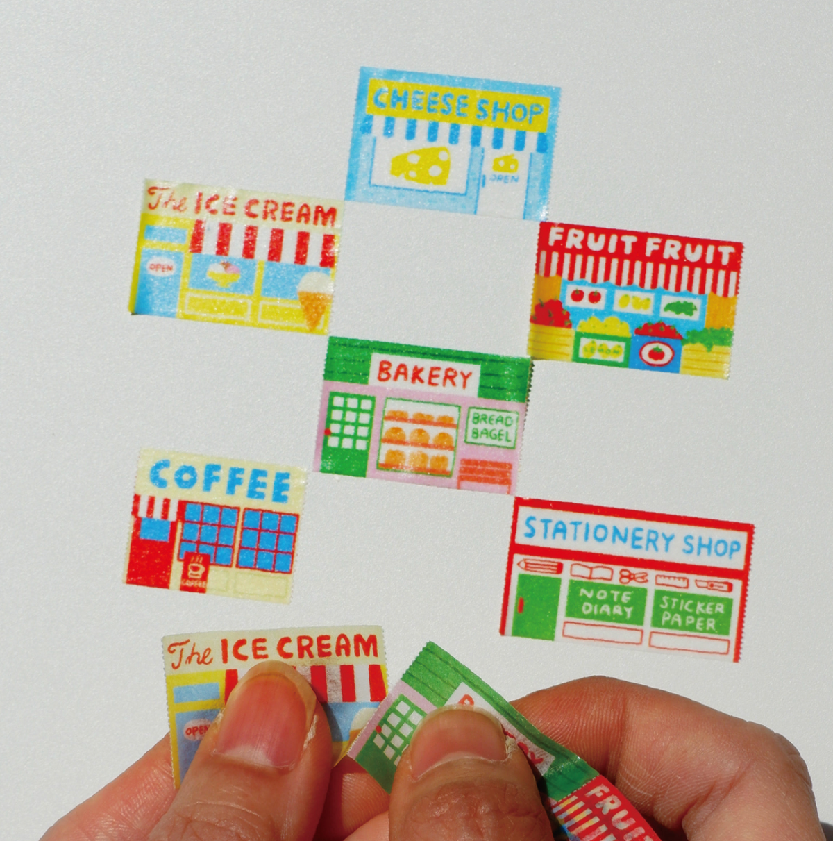 Fruit Fries Lab - Little Shop Parade Washi Tape