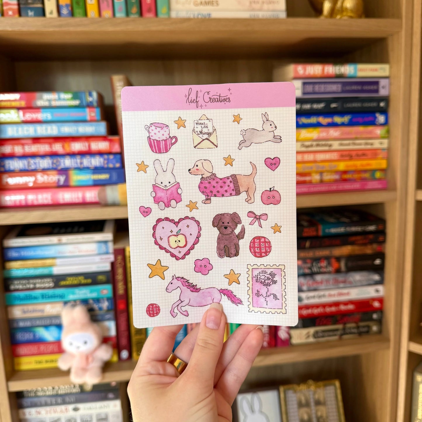 Coming Soon: Lief Creatives Whimsy Watercolor A6 Sticker Sheet