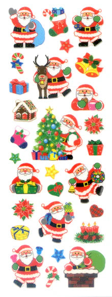 Sticker Fun Sparklies Santa Clause