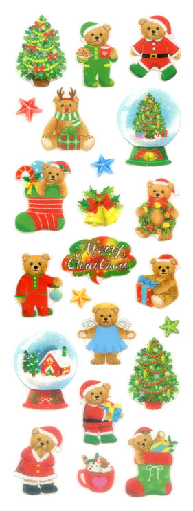 COMING SOON: Sticker Fun Sparklies Christmas Bear Stickers