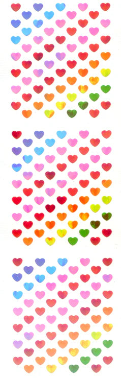 COMING SOON: Sticker Fun Aurora Tiny Rainbow Heart Stickers