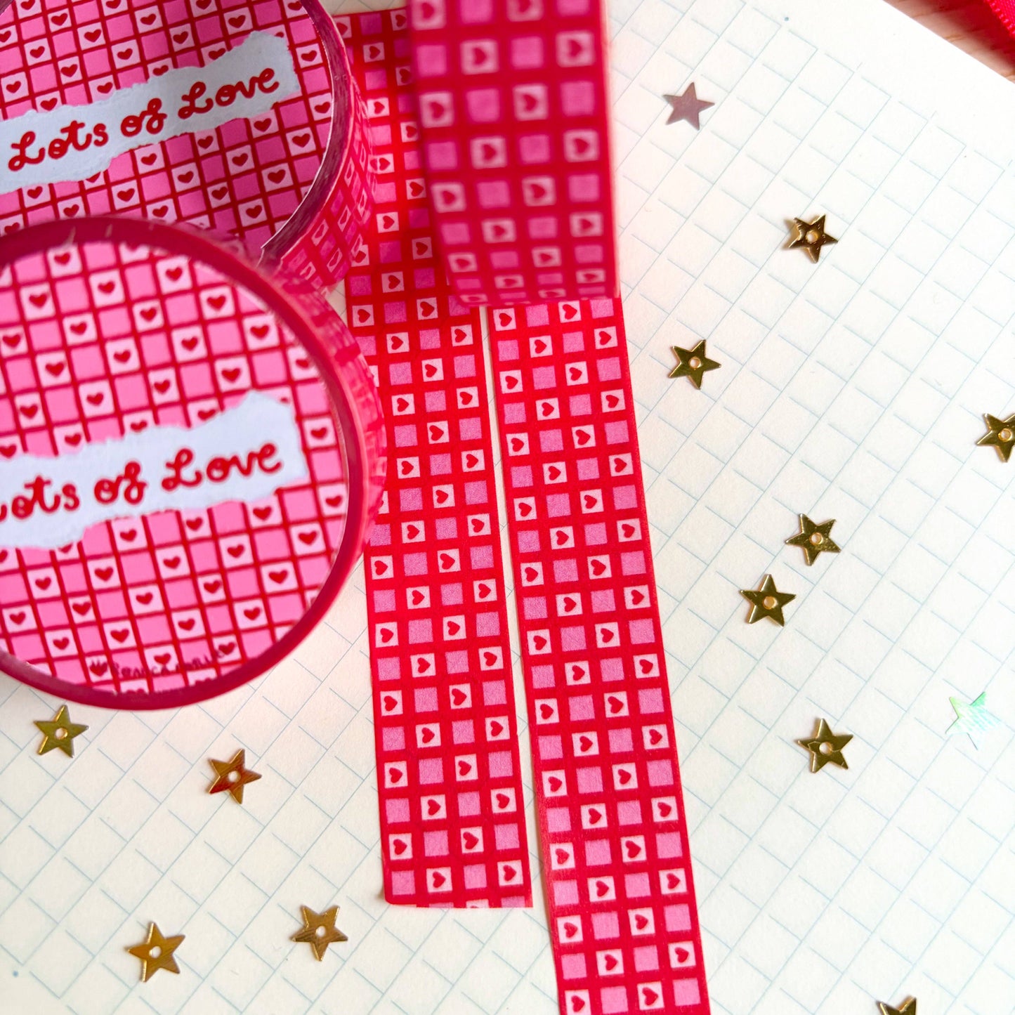 COMING SOON: Veronica Porlier Illustrations - Lots of Love Washi Tape