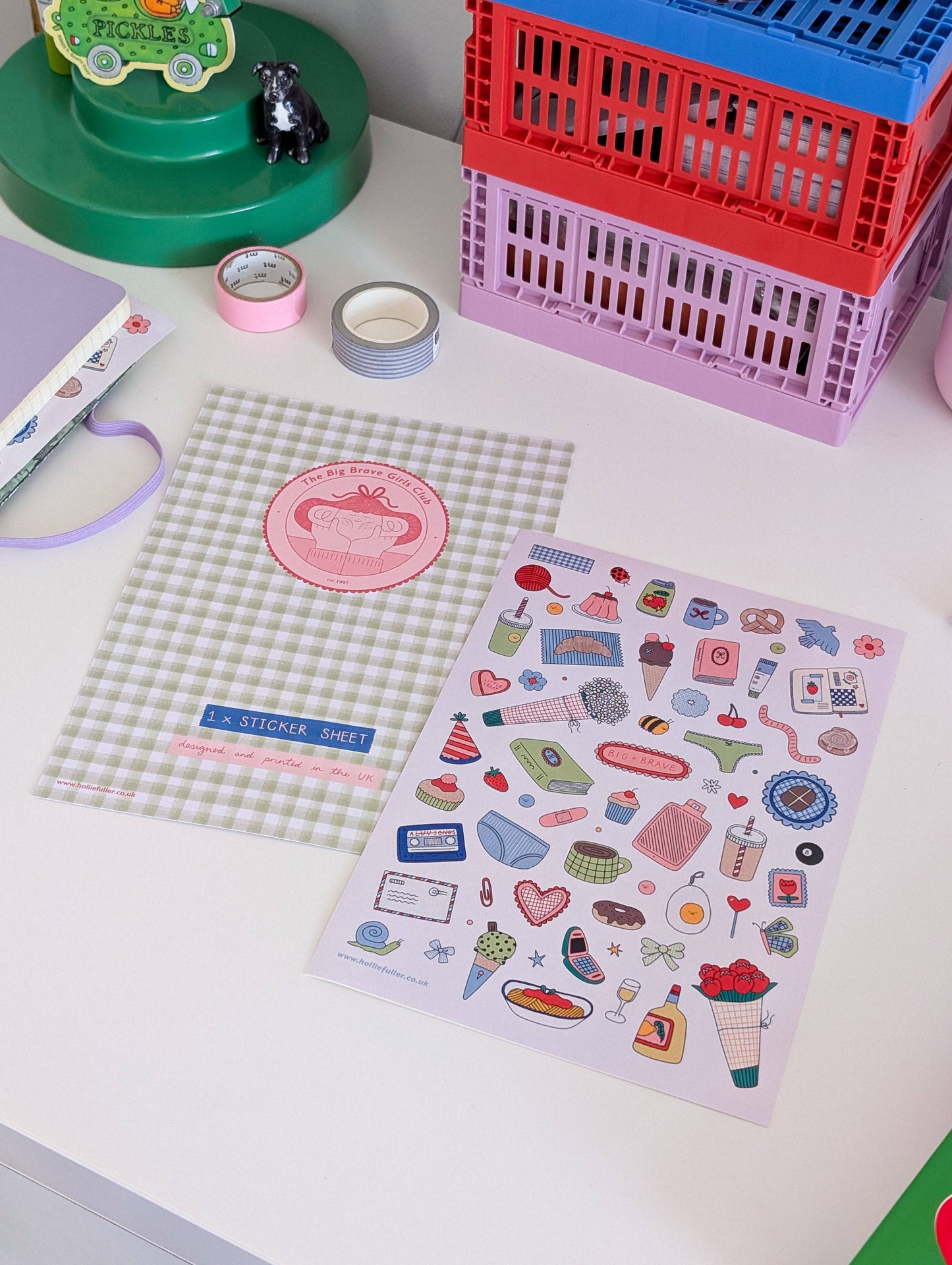 Hollie Fuller - Brave Girl Sticker Sheet