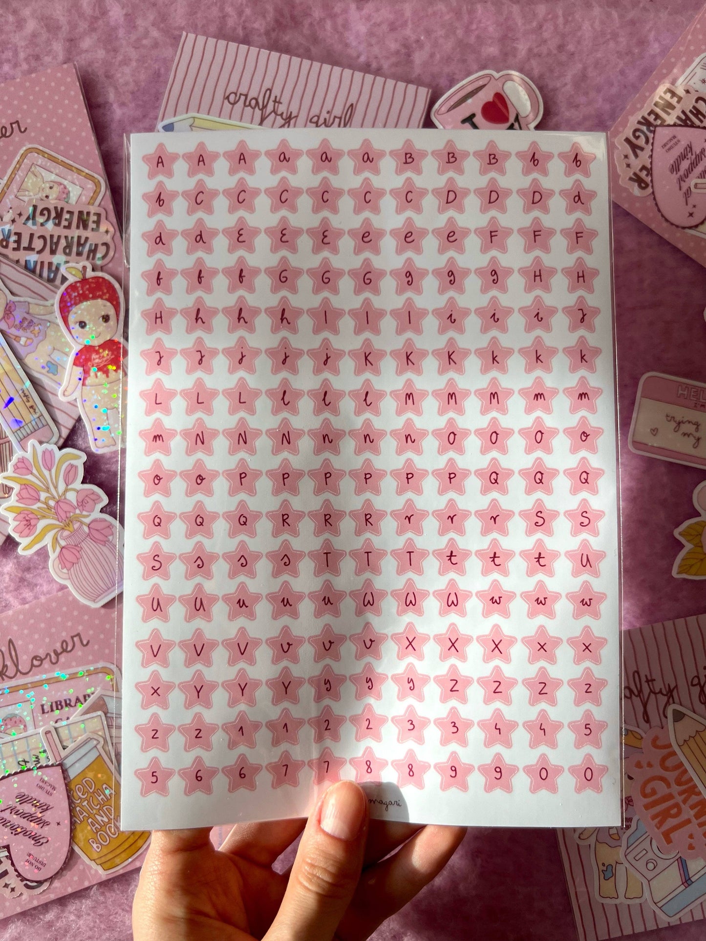COMING SOON: Studio Magari - Star Alphabet Sticker Sheet