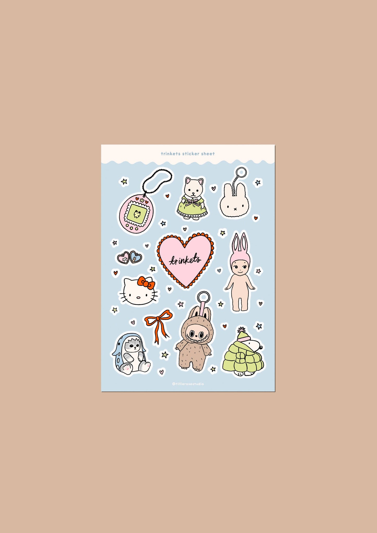 Tillie Rose Studio - Trinkets Sticker Sheet